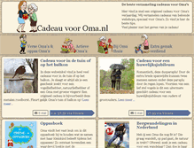 Tablet Screenshot of cadeauvooroma.nl